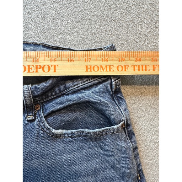 Old Navy Jeans Womens 16 Denim High Rise Slouchy Straight Secret Slim Pockets - Picture 9 of 15